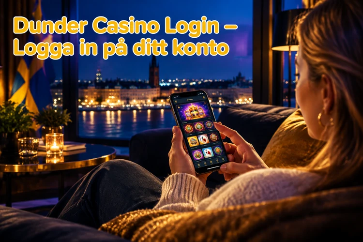 Dunder Casino Login - Logga in på ditt konto