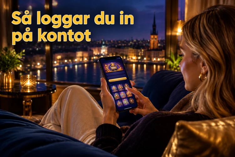 Så loggar du in på kontot