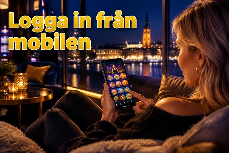 Logga in från mobilen